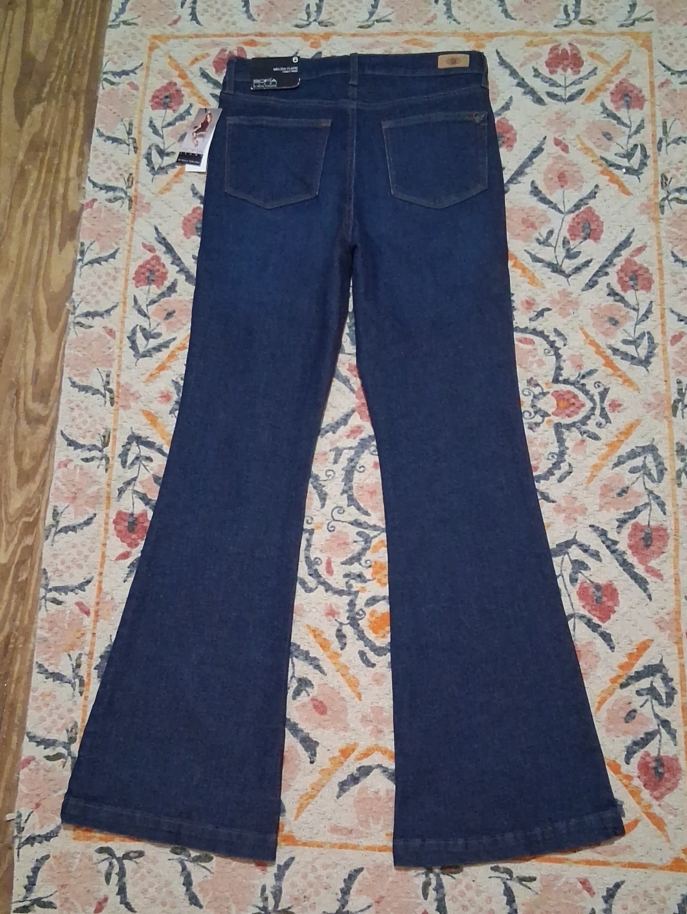 High Rise Wide Leg Flare Jeans - Picture 4 of 9